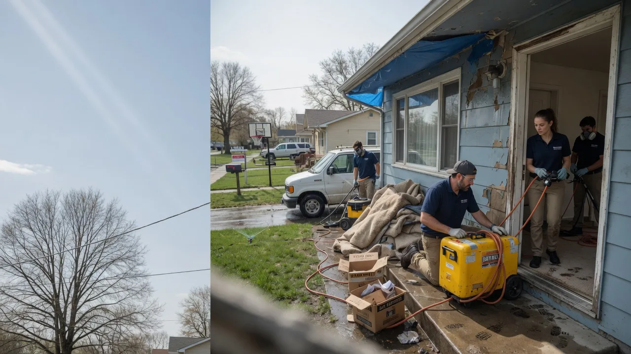 Basement Flood Cleanup in Portland, IN near me